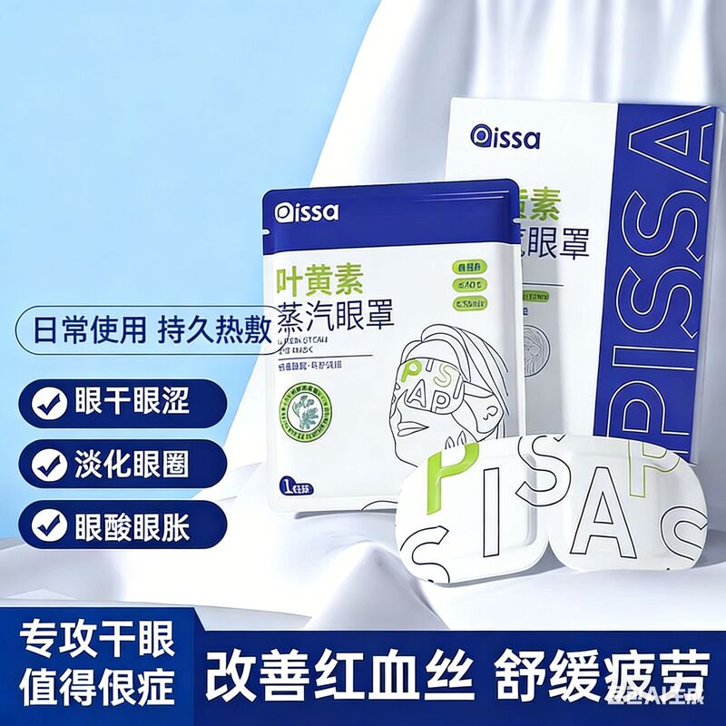 Steam Eye Mask Relieves Eye Fatigue, Lutein Heating, Sleep Shading, Student Hot Compress, Eye Protection, Heated Eye Mask