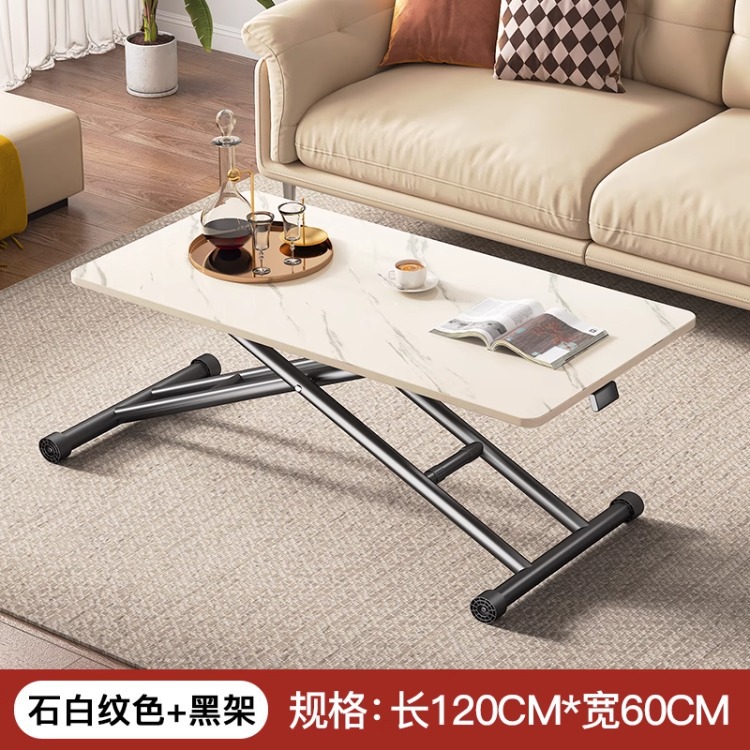 Mesa elevadora, mesa de centro, mesa elevadora simple plegable, mesa de comedor, mesa pequeña retráctil, mesa de comedor para el hogar, nueva mesa plegable