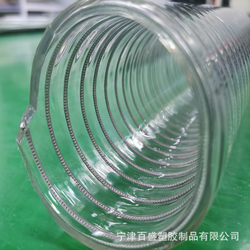 大豆油输送专用管 食品级透明聚氨酯钢丝软管  聚醚灌装机流体管