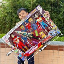 正版授权百变超人变身器男女孩儿童迪伽怪兽赛罗泰罗人偶奥特玩具