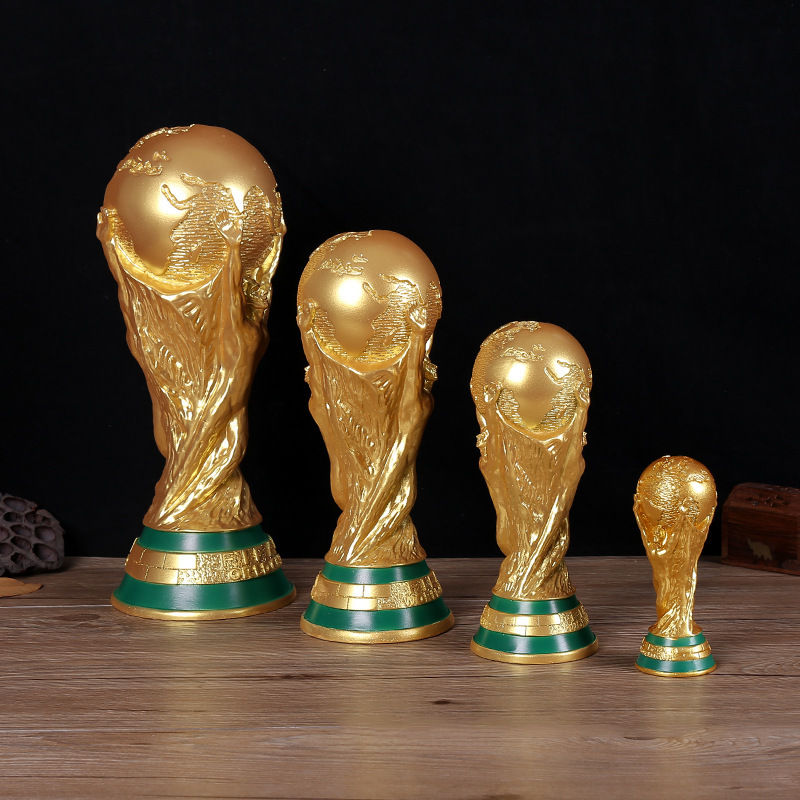 2022 Qatar World Cup Model Resin Trophy Hercules Cup Football Souvenir Crafts Wholesale
