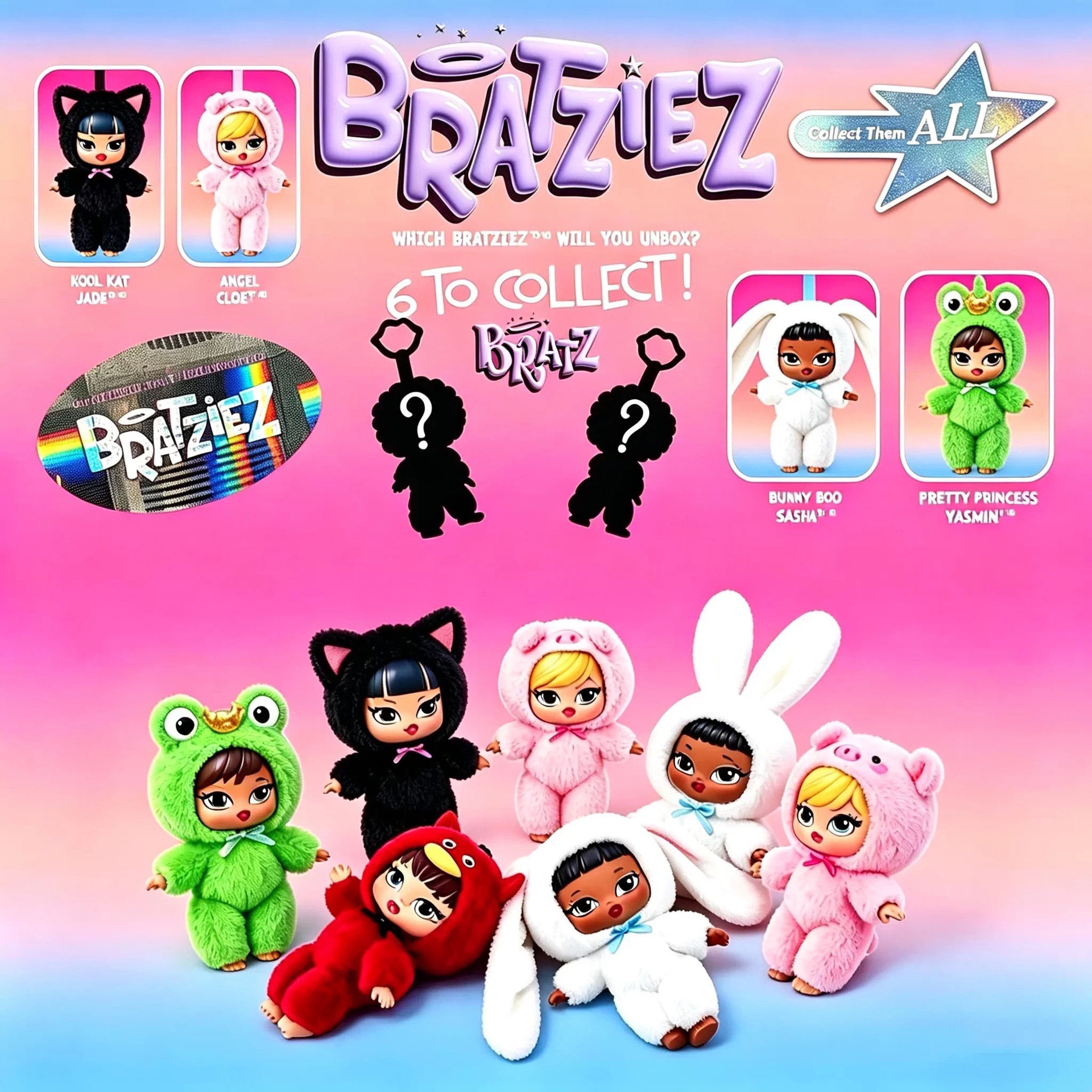 Brote transfronteriza Bratziez Belaz muñeca de peluche colgante caja ciega de moda para jugar muñecas periféricas comercio exterior al por mayor