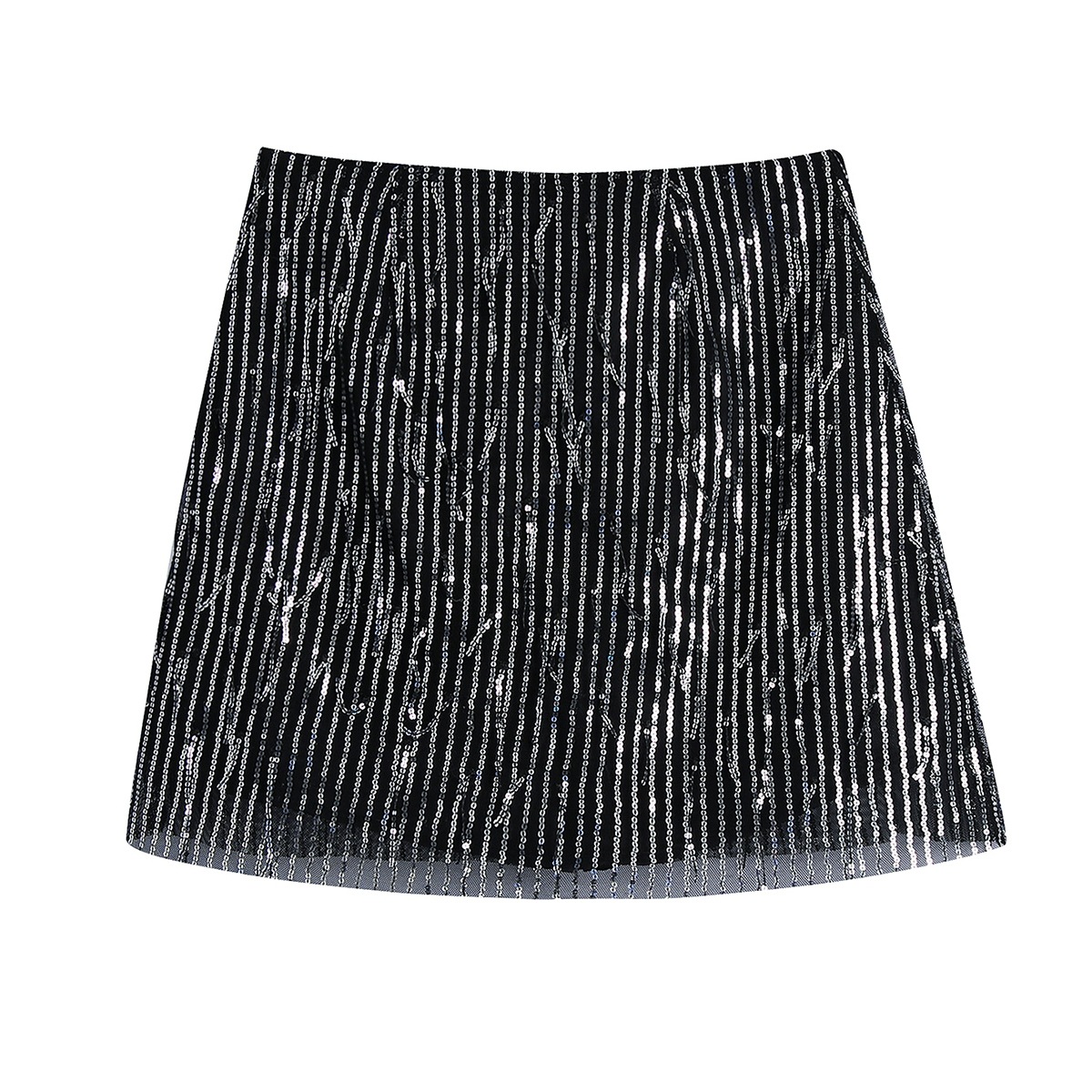 Sequined Skirt Shorts NSBRF101679