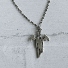 亚马逊跨境新品个性创意恶魔吸血鬼吊坠  欧美时尚夸张万圣节项链