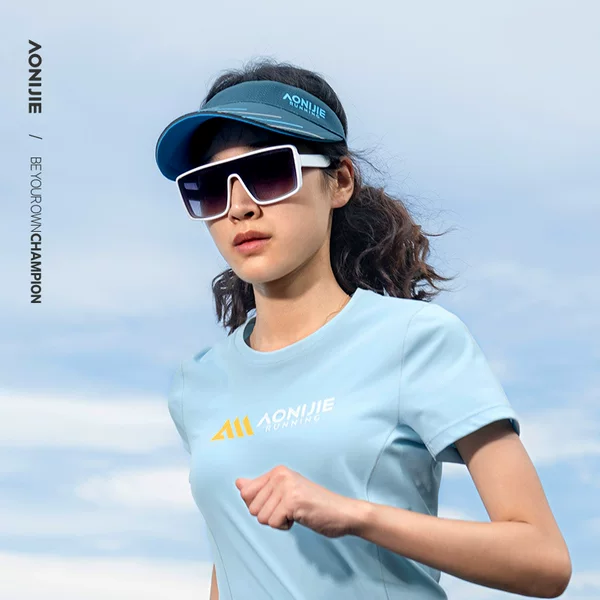 Onijie Empty Top Hat Women's Running Hat Sun Protection Hat Sunshade Sweat-Absorbent Men's Cross-Country Running Professional Marathon Quick-Drying Hat