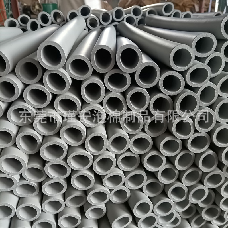 光面黑色25mm内径NBR橡塑管现货供应 钢管保护套 健身器材防滑管