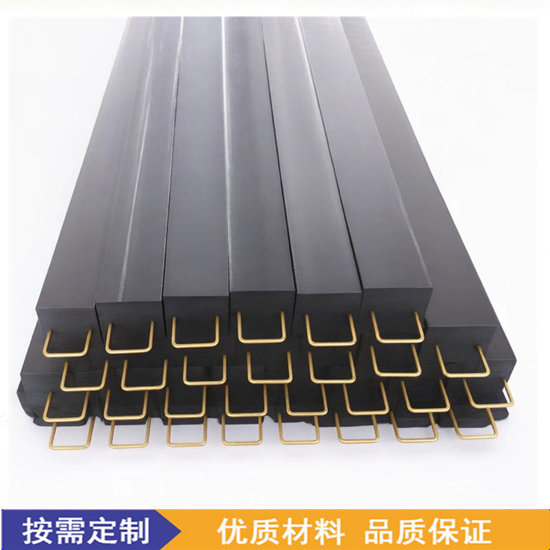 供应HDPE模具垫块 聚乙烯复合塑料枕木 大型机床设备尼龙承重垫木