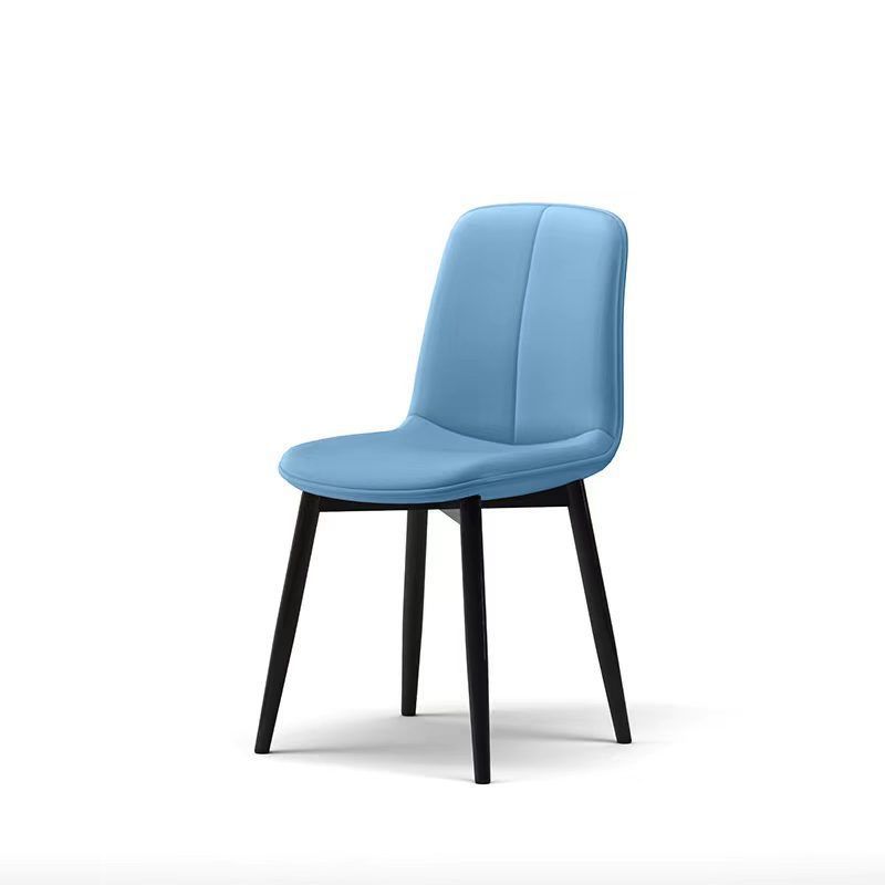 Sillas de comedor domésticas nórdicas lujosas sillas de respaldo de hierro forjado modernas y simples para negociar mesas de comedor taburetes sillas