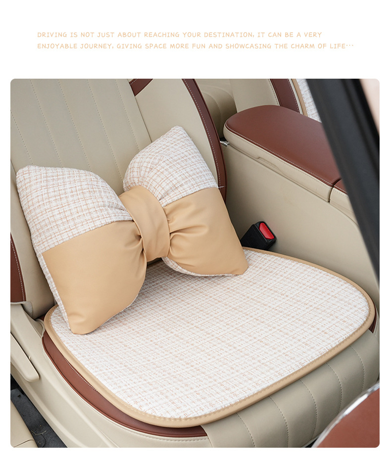 Xiaoxiangfeng Car Seat Cushion, High-End Feel, Comfortable in Summer, Non-Slip Car Seat Cover, Suitable for All Seasons, Car Interior Seat Cushion