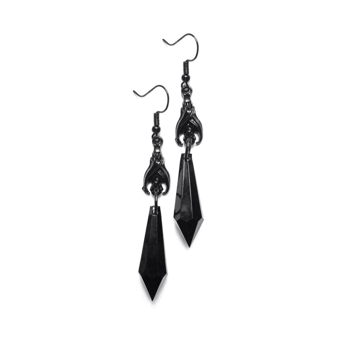 Simple Style Solid Color Alloy Inlay Natural Stone Women's Drop Earrings display picture 1