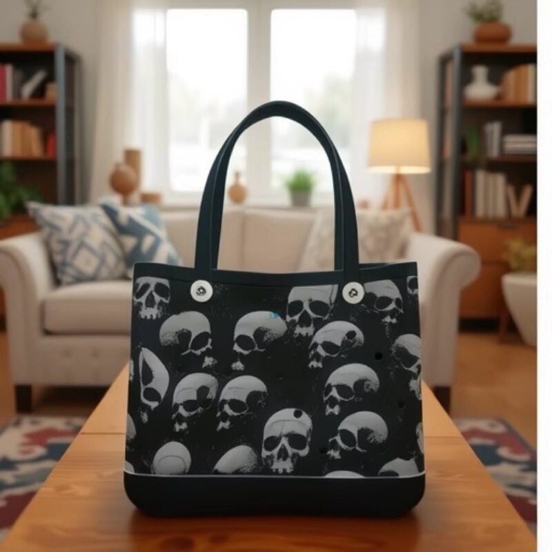 Factory Ready Supply Eva Beach Bag Pet Basket Printed Bag Cross-Border Popular Portable Hole Bag