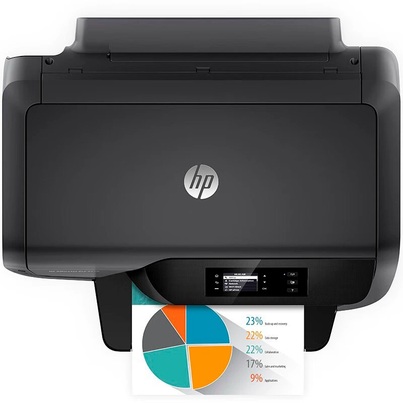 Цветной струйный принтер HP 8210, автоматическая двусторонняя печать/копирование A4, беспроводной, офисный/для студентов и дома, многофункциональное устройство