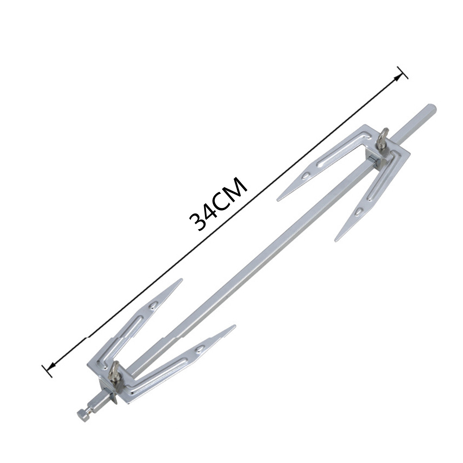 Tenedor Giratorio para Asar Pollo de Acero Inoxidable Desmontable para Horno y Freidora de Aire