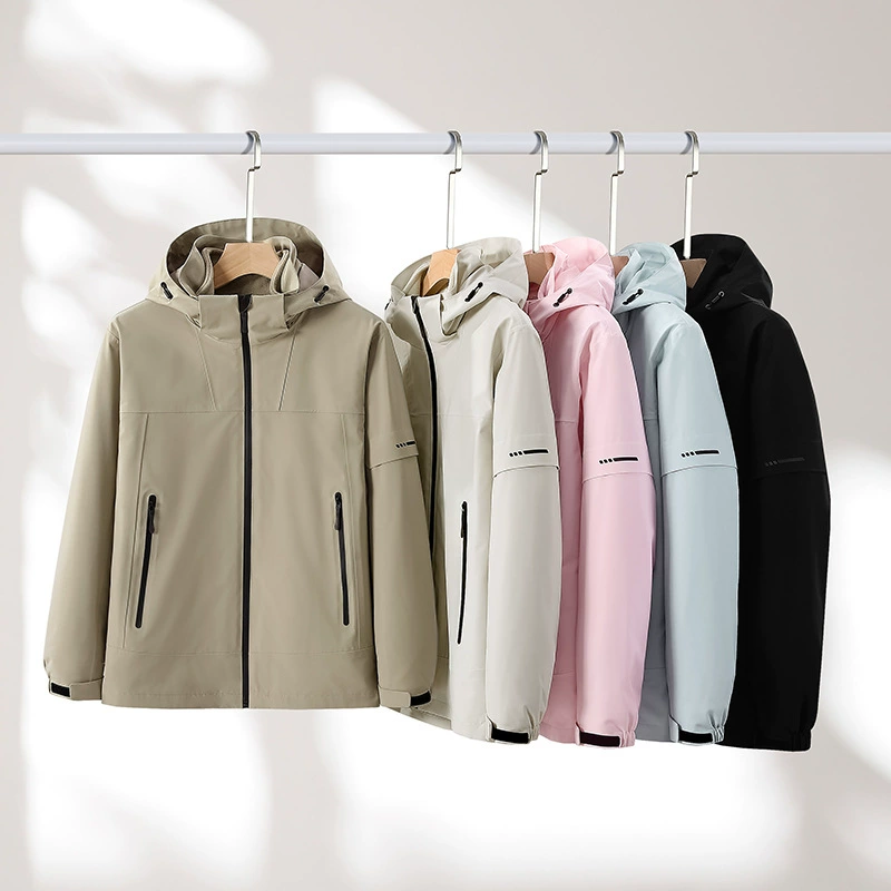 Зимняя уличная куртка «три в одном» для мужчин и женщин, логотип группы, ветрозащитная и водонепроницаемая альпинистская дорожная куртка в парном стиле