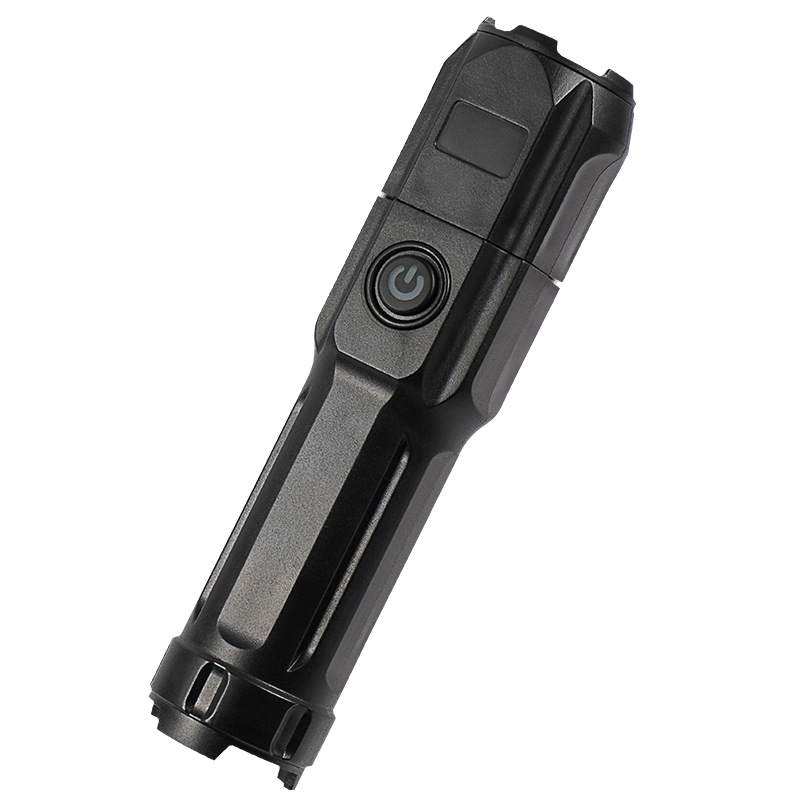 Linterna de luz brillante transfronteriza LED Linterna de luz brillante al aire libre Remote USB Carga telescópica enfoque Linterna de emergencia doméstica al aire libre