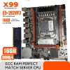 X99 B85 Original chip LGA2011-3 platform computer motherboard with 16G DDR4 memory 2620 V3 CPU