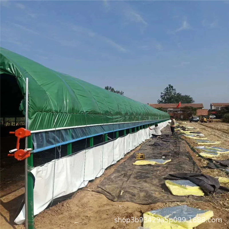 Новая куриная теплица, теплица для уток, теплица для размножения, теплица для свиней, теплица для крупного рогатого скота и овец.