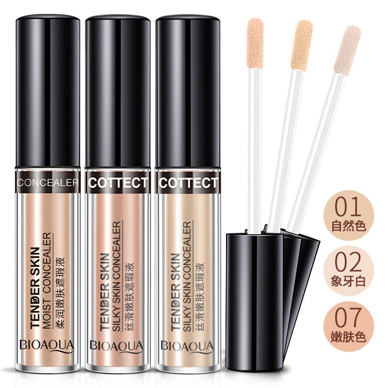 Corrector Líquido Suave e Hidratante Boquanya, Base Líquida Modificadora del Tono de Piel y Contorneadora, Corrector Líquido Original al por Mayor