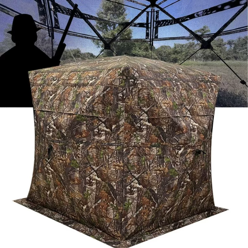 Camouflage tent for camping, backpack, spot lighting