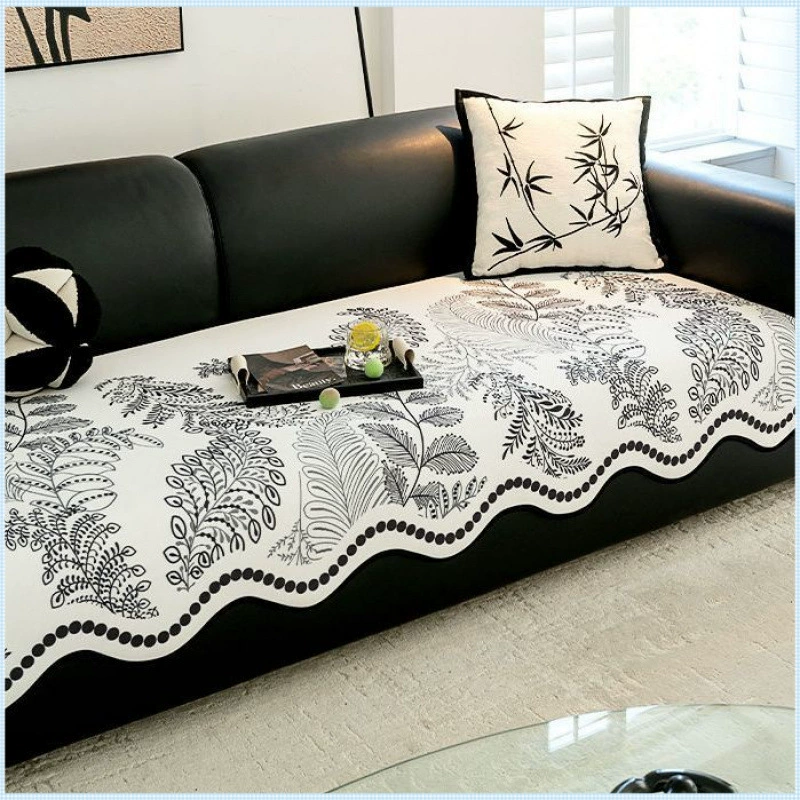 Премиум прохладный ледяной шелковый диванный коврик летняя коврик сиденья домашний нескользящий нерегулярный европейский холодный чехол