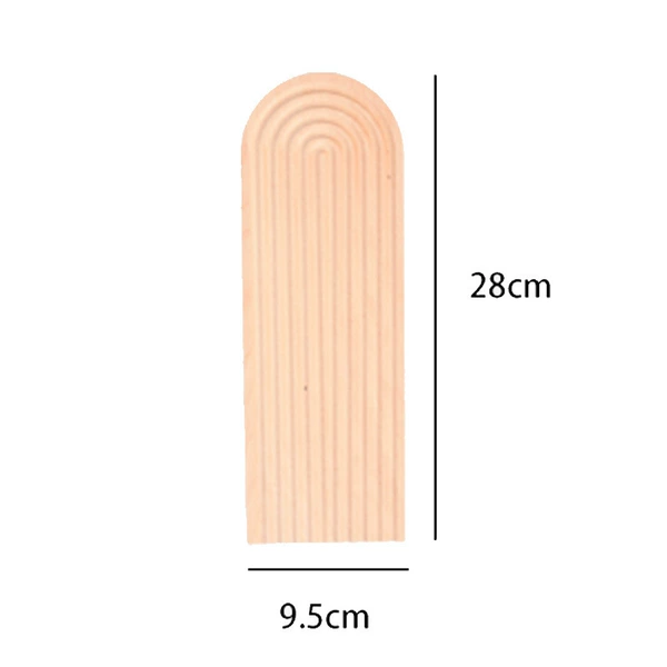Long semi-elliptical corrugated disk