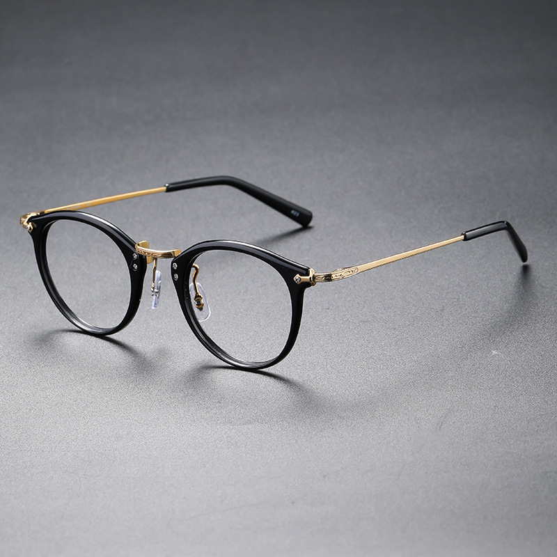Glossy black, golden