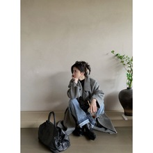 ASM ANNA魔鬼大衣/冬季双面呢外套女高级感羊毛&羊绒大衣毛呢外套