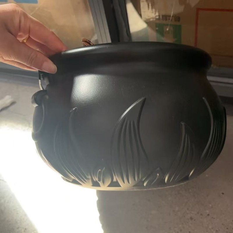 万圣节日礼品火焰巫婆桶Halloween Decorations Indoor|undefined