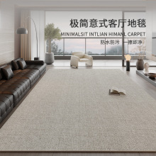 地毯客厅意式极简防水防污免洗可擦轻奢高级易打理地毯全铺大面积