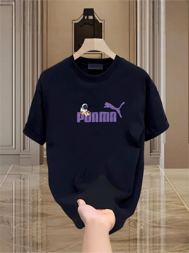 夏の新型男性半袖潮牌tシャツメンズ国潮百合上服ゆったりとしたコームコットンカーディガンins