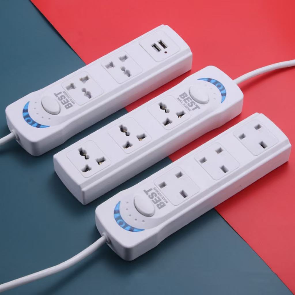 Comercio exterior Oriente Medio Arabia Saudita SASO estilo británico agujero USB enchufe enchufe placa de enchufe