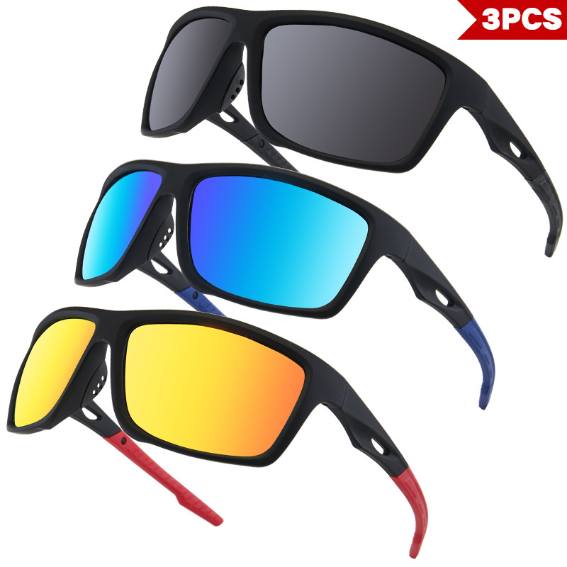 New Cross-Border Men's and Women's Outdoor Sports Polarized Sunglasses, Fishing Glasses, Cycling and Driving Sunglasses, Anti-Uv Glasses