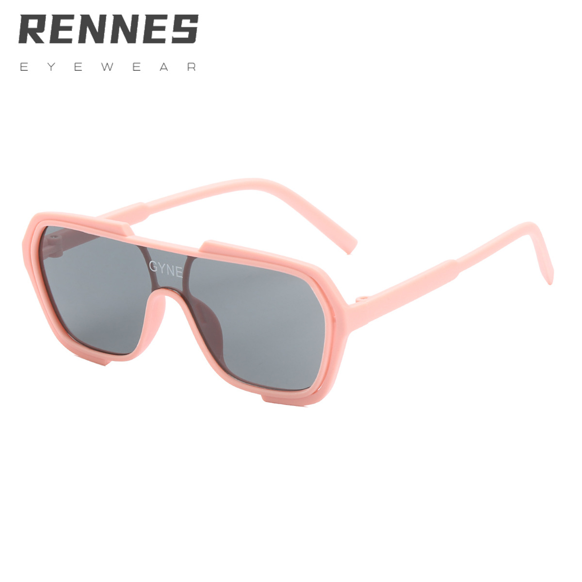 2022 nuevas gafas de sol de montura grande para niños, gafas de estilo retro ins, gafas de sol para niños delgadas de cara redonda de moda europea y americana