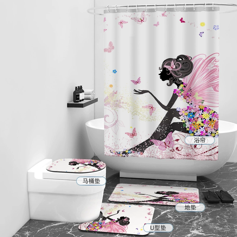 Spring waterproof curtain, set, direct factory sales, 3 piece set