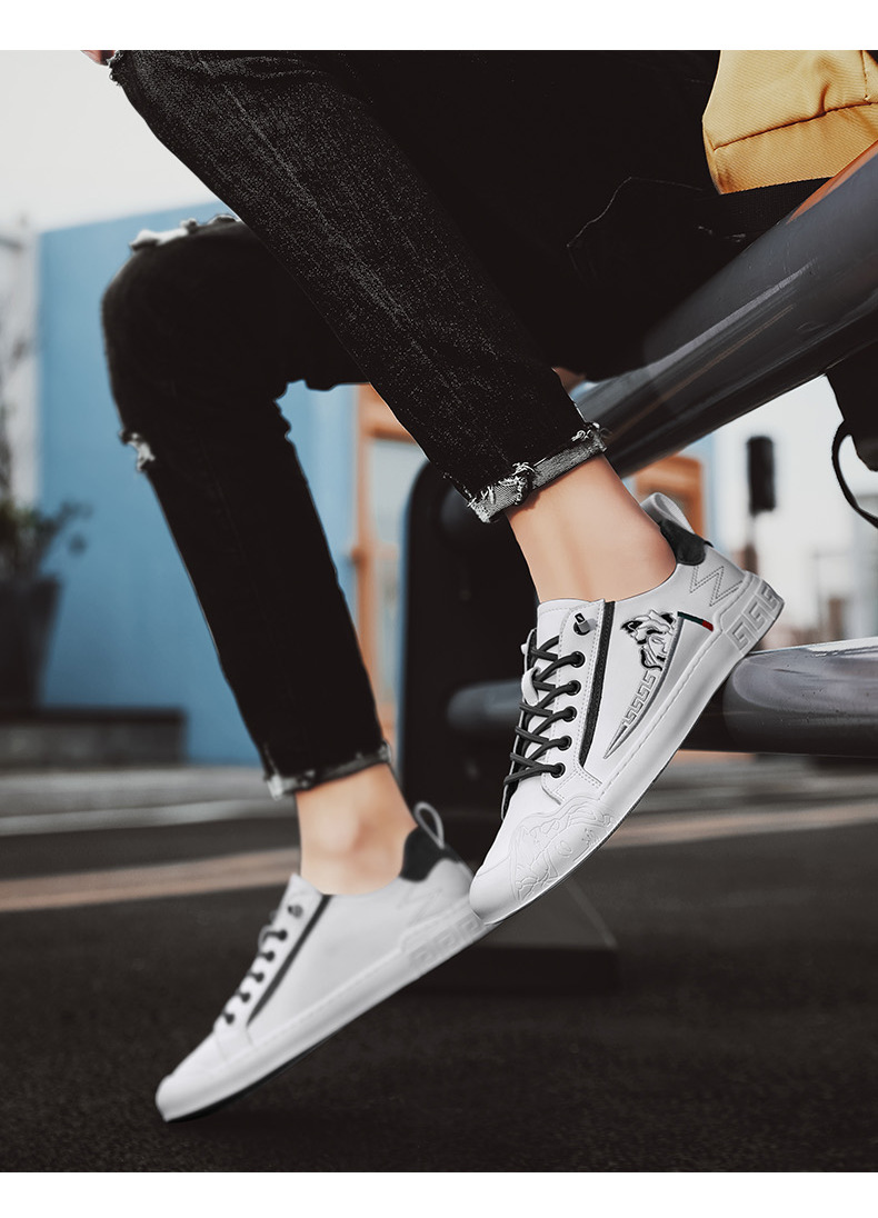 Scarpe da uomo in morbida pelle nuove scarpe da ginnastica casual autunnali e invernali ricamate alla moda tutte le partite con piedini pigri_voghion.com