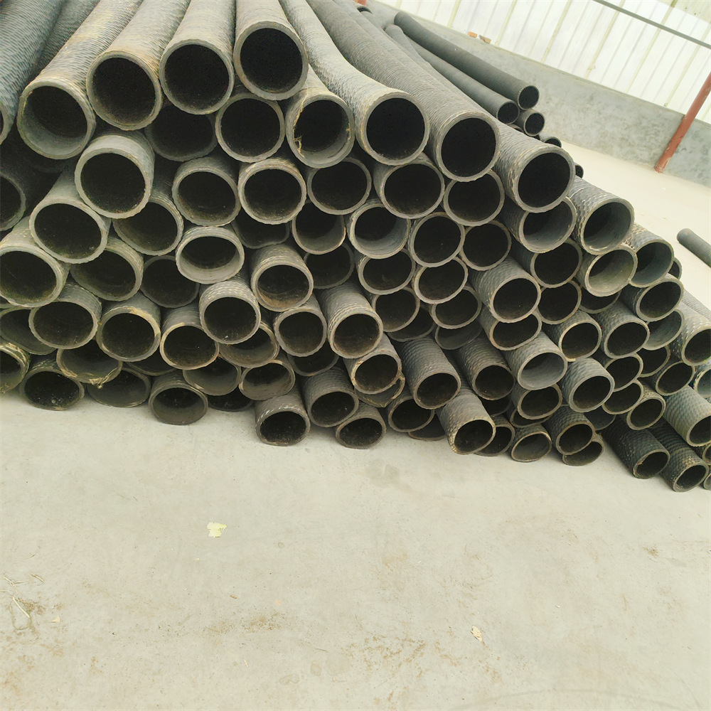 橡胶钢丝吸排软管优质橡胶贴合高强度钢丝缠绕吸排水砂橡胶软管