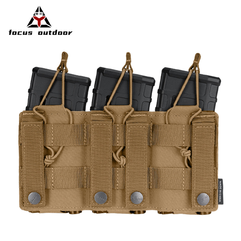 Paquete de accesorios para deportes transfronterizos al aire libre, paquete de accesorios de cargador triple para fanáticos militares, paquete táctico de montaje multifuncional al por mayor