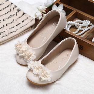 ���nŮͯ����Ь�����Y��ͯЬƽ�����㷽��ЬGirl Flower Shoe