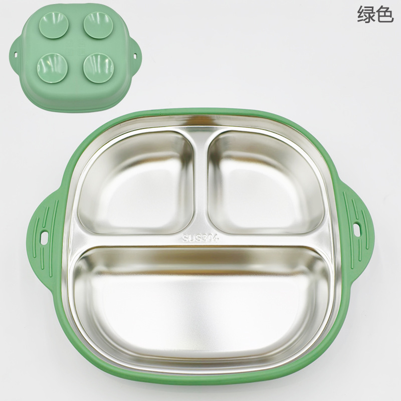 그린/더블 이어 플레이트+스테인리스 스틸 라이너