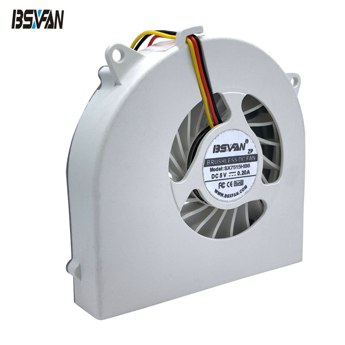 百顺欣 7515宽口鼓风机 无刷直流 大风量 静音 汽车座椅散热风机