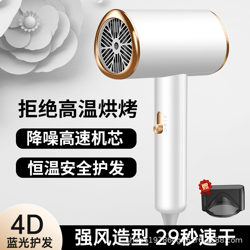 German barber shop constant temperature large wind blower blue light quick-drying negative ion hair care high-power wholesale generation hair