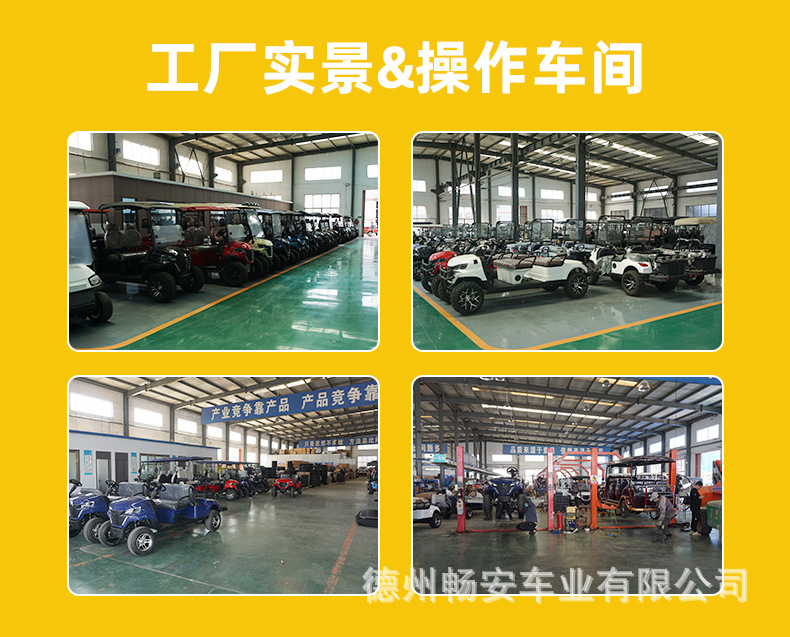 6-Seater Golf Cart B&B Golf Cart Factory Campus School Hotel Shuttle Bus Wildlife Park