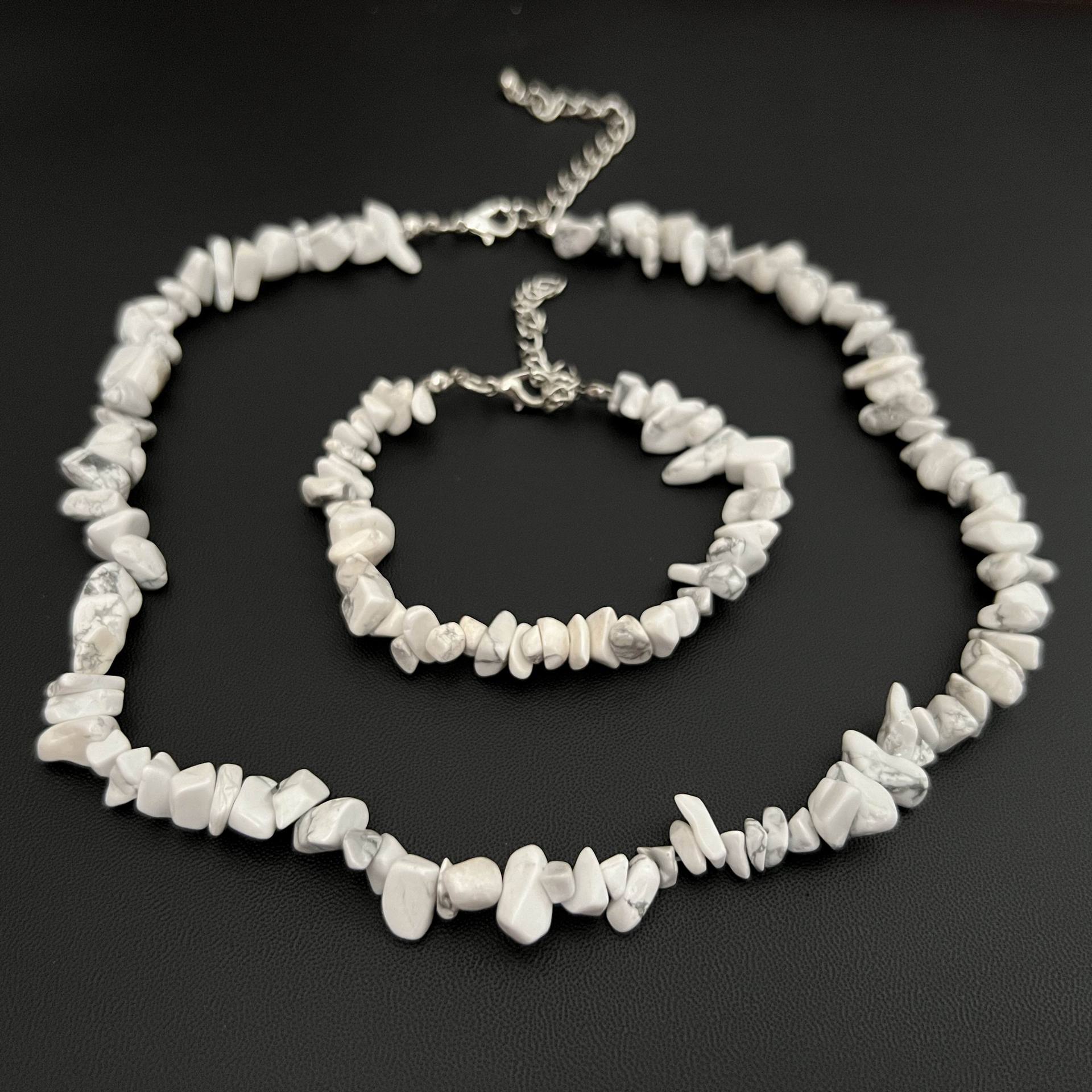 Fashion Irregular natural stone Handmade Bracelets Necklace 1 Piece