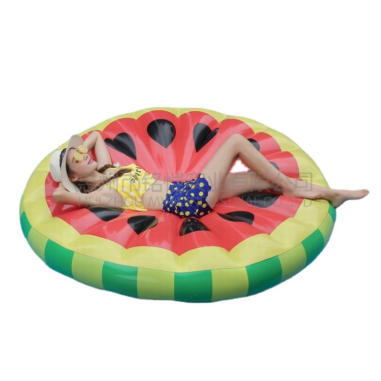 Cross -border hot -selling PVC inflatable circular watermelon…