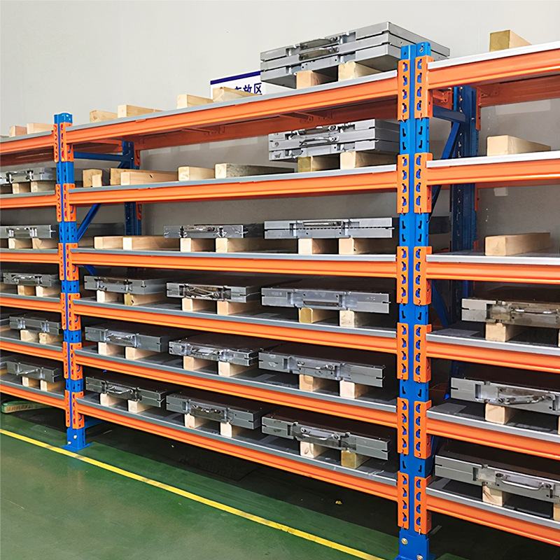 Foshan estante de almacenamiento de múltiples capas de soporte de carga estructura de acero estante de almacenamiento de luz extraíble almacén al por mayor