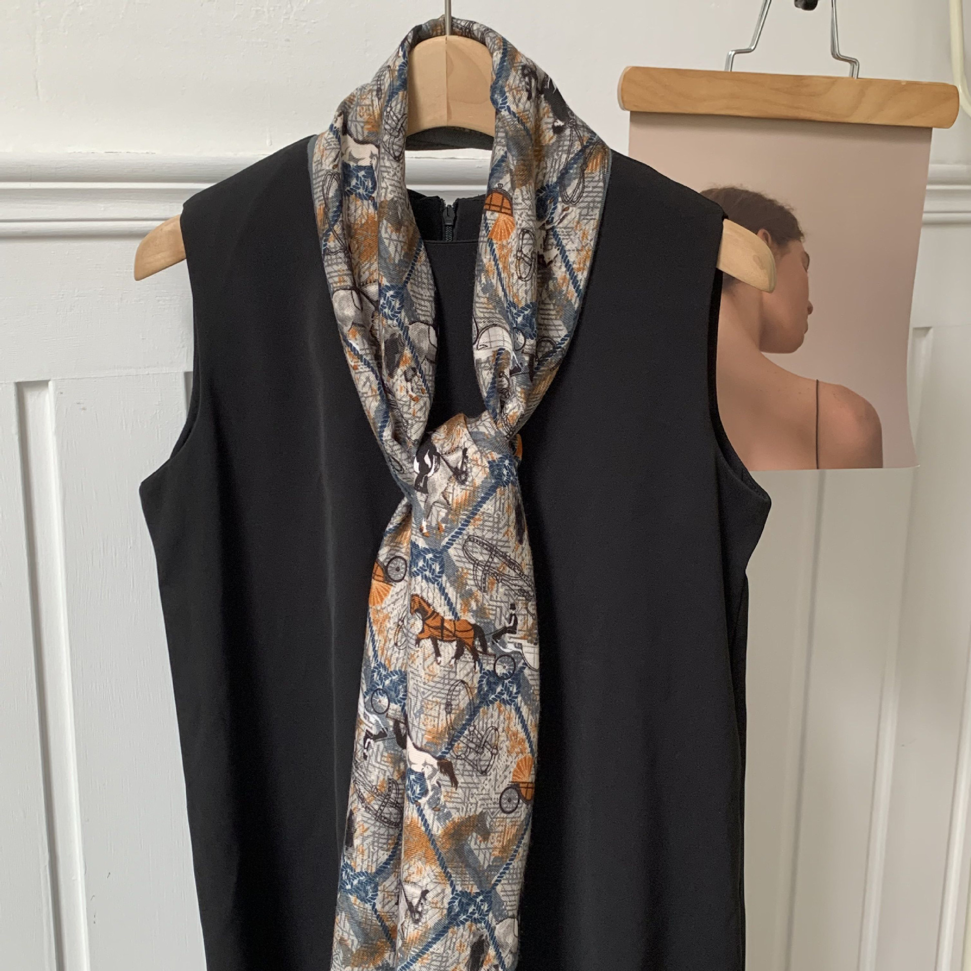 Pañuelo de seda sentido de alta calidad primavera y verano nuevo sentido de la atmósfera coreana bufanda decorativa de todo fósforo protector solar pañuelo para el cabello cinturón de moda