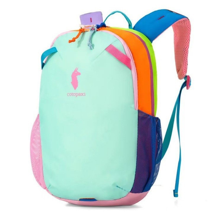 2026 Dopamine Color-Block Casual Backpack Outdoor Fashionable Portable Women's Backpack Children's
