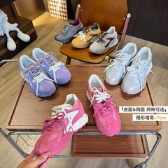 澜柜 内增高德训鞋女小个子厚底百搭阿甘休闲运动鞋子秋款矮子乐