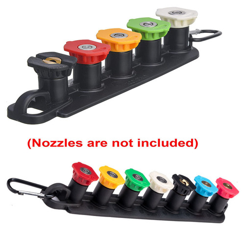 High-pressure water gun nozzle cleaning machine fan-shaped 7-color nozzle multi-functional high-pressure cleaning nozzle fan-shaped linear nozzle
