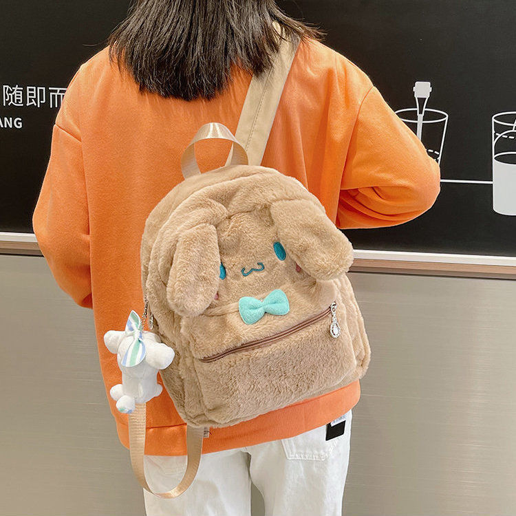 カジュアルなリュックサックのシンプルなベルベットのバッグに合わせてファッション学生のカバンの流行のランドセルを包む|undefined